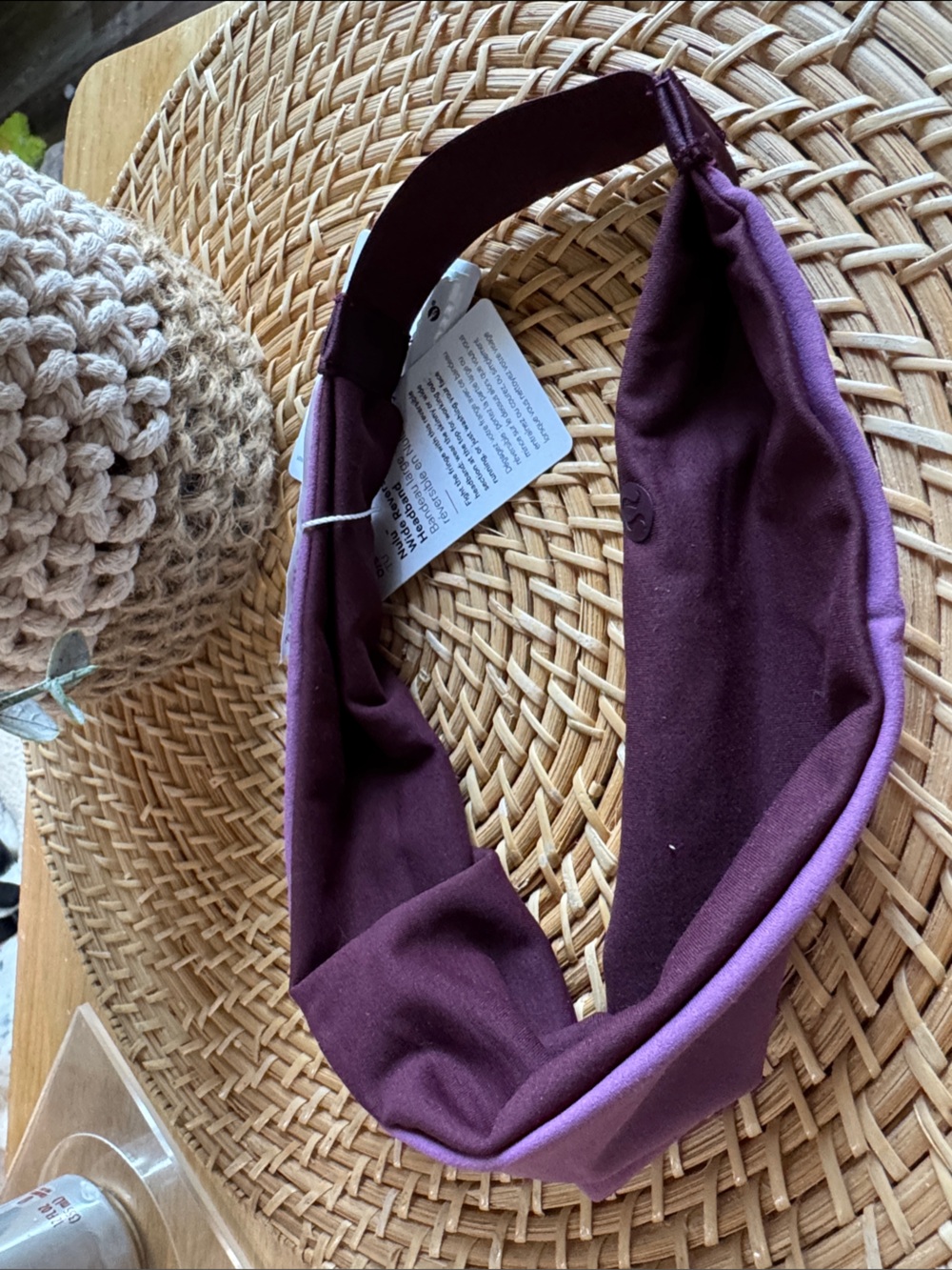 LULULEMON FRINGE FIGHTER REVERSIBLE HEADBAND NWT - Picture 8 of 8